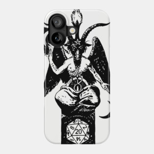 Dungeons and Dragons I (Monochrome). Phone Case