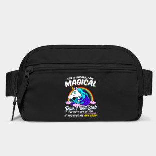 Unicorn Magical Funny Quotes Adult Humor Bag