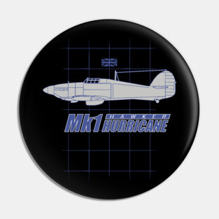 WW2 Hurricane Pin