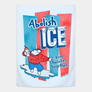 Abolish ICE - The Peach Fuzz Tapestry