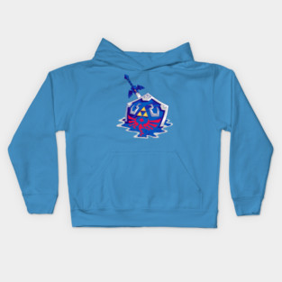 Melting Sword and Shield Kids Hoodie