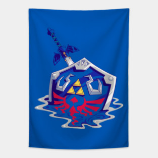 Melting Sword and Shield Tapestry