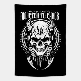 ADDICTED TO CHAOS Tapestry