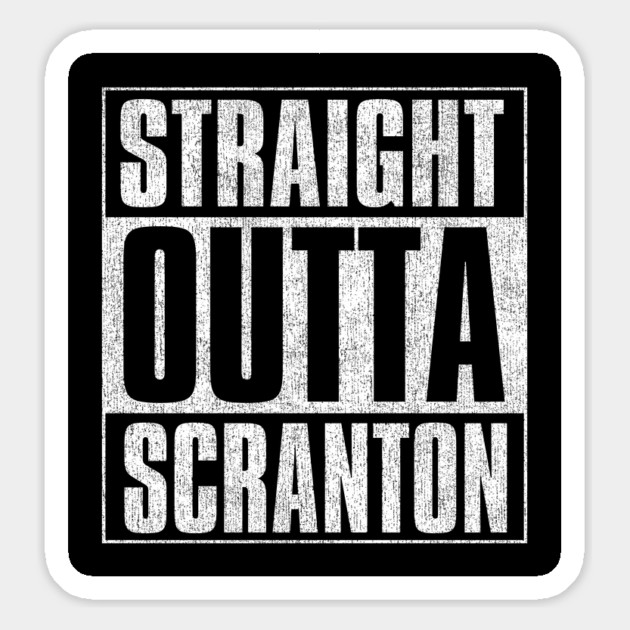 Straight Outta Scranton Magnet by Tv Moments