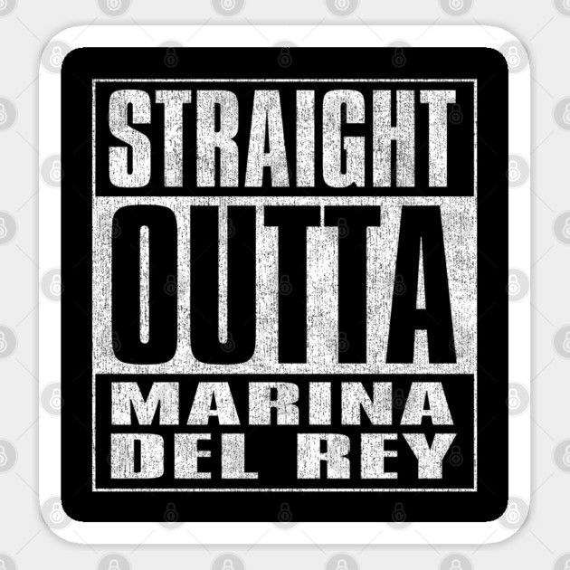 Straight Outta Marina del Rey Sticker by Tv Moments