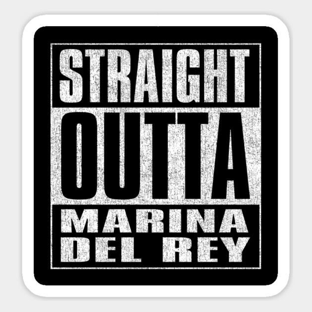 Straight Outta Marina del Rey Magnet by Tv Moments