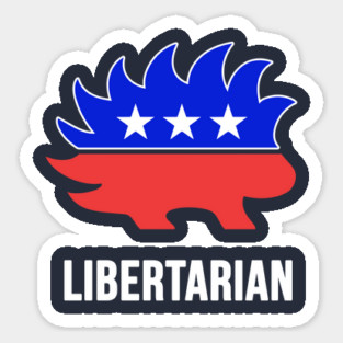 Libertarian Porcupine T-Shirt Magnet