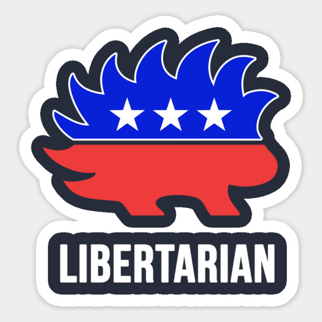 Libertarian Porcupine T-Shirt Magnet by dumbshirts