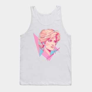 Princess Diana 80s Retro Aesthetic Tank Top