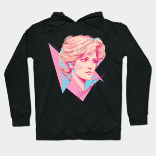 Princess Diana 80s Retro Aesthetic Hoodie