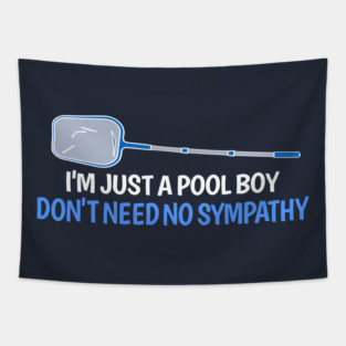 I'm Just A Pool Boy Don't need No Sympathy Tapestry