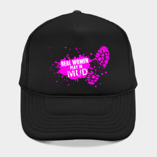 Real Woman play in Mud Hat