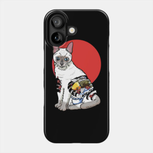 Yakuza Siamese Cat Phone Case