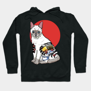 Yakuza Siamese Cat Hoodie