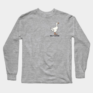 Silly Goose Pocket Patch Long Sleeve T-Shirt
