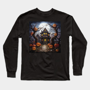 Haunted house Long Sleeve T-Shirt