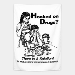 Hooked on Drugs Tapestry