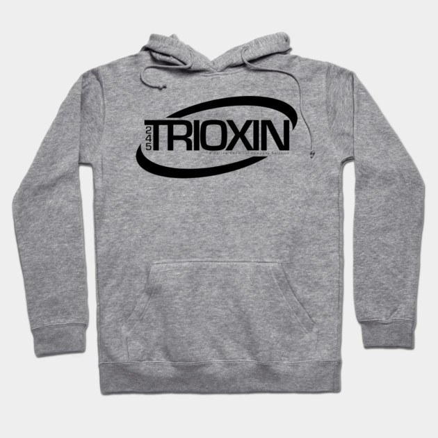 245 Trioxin Black Hoodie by boltfromtheblue