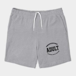 SKILLHAUSE - UNSUPERVISED ADULT (BLACK LETTER) Shorts