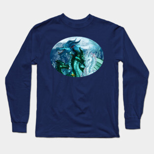 Wings of Fire - Royal SeaWings - Auklet, Tsunami, Turtle, Anemone Long Sleeve T-Shirt