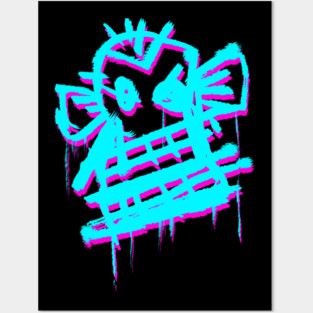 Damaged Monkey Posters and Art