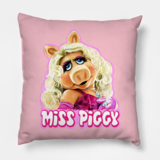 Miss Piggy - The Muppets Fan Art Pillow