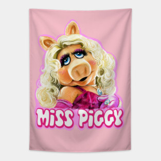 Miss Piggy - The Muppets Fan Art Tapestry