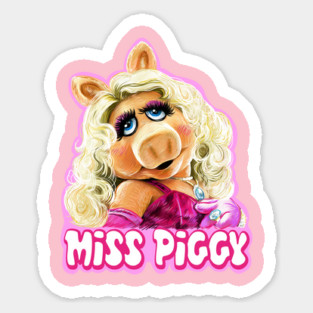 Miss Piggy - The Muppets Fan Art Sticker