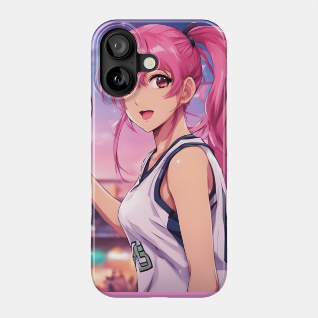 Basketball anime girl Phone Case by animegirlnft