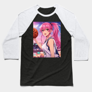 Basketball anime girl Baseball T-Shirt