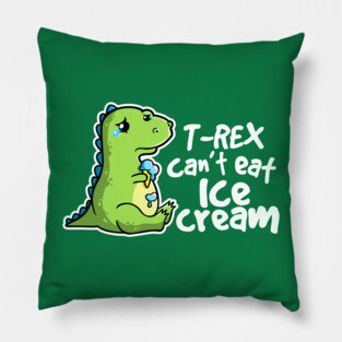 Sad t-rex Pillow