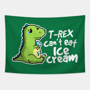 Sad t-rex Tapestry