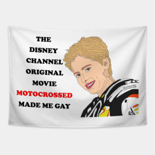 Motocrossed Made Me Gay Tapestry