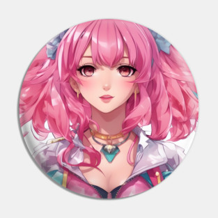 Pink hair anime princess Pin