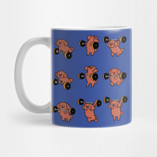 Olympic Lifting Poodle Mug