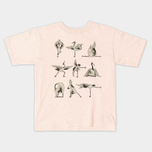 Crane Yoga Kids T-Shirt