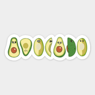 AVOCADO Sticker