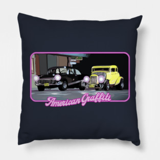 American Graffiti- Milner vs. Falfa Pillow