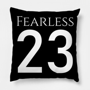 Fearless 23 Bible Psalm Religious Christianity Jesus Christ Pillow