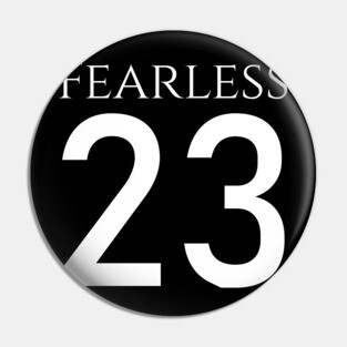 Fearless 23 Bible Psalm Religious Christianity Jesus Christ Pin