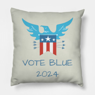 Vote Blue 2024 Pillow