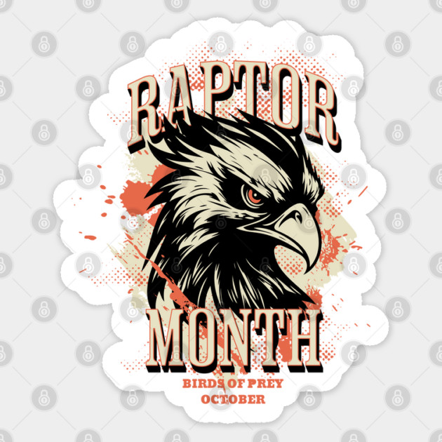 Raptor Month, Hawk Sticker by HolidayBug