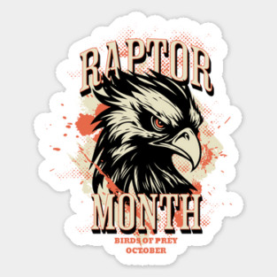 Raptor Month, Hawk Sticker