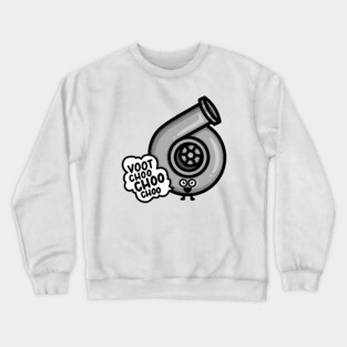 What does the turbo say? Crewneck Sweatshirt