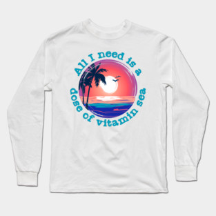 Vitamin Sea Long Sleeve T-Shirt