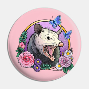 Possum blossom Pin