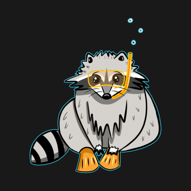 RACCOON NAVY by roxiqt