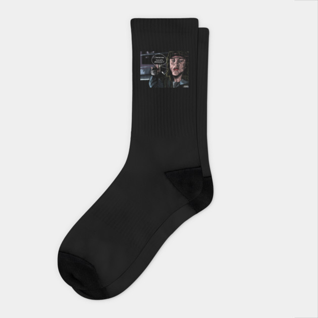 The Warriors "Come Out To Play" Luther portrait (digital) Socks by StagArtStudios