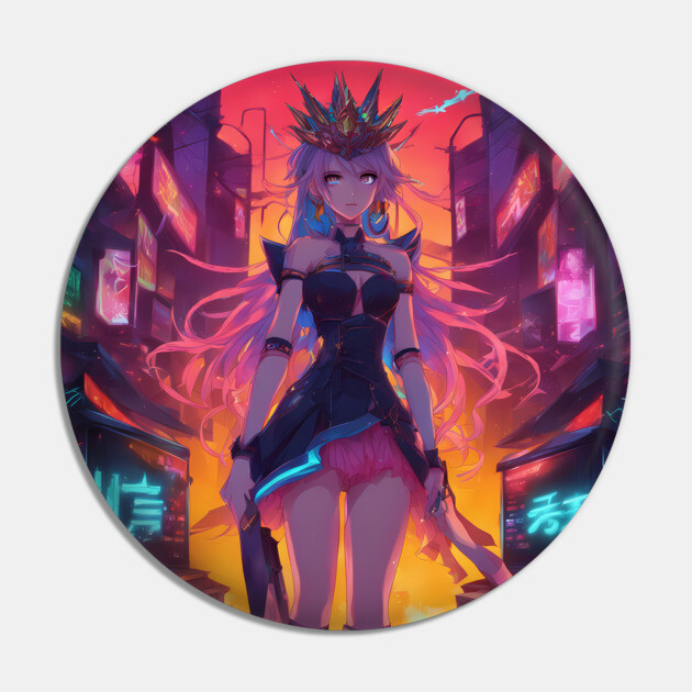 anime adventure villain girl pose Pin by animegirlnft