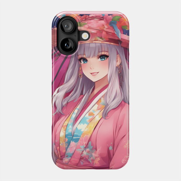 Anime Girl Squad kawaii cute  beautiful hat Phone Case by animegirlnft